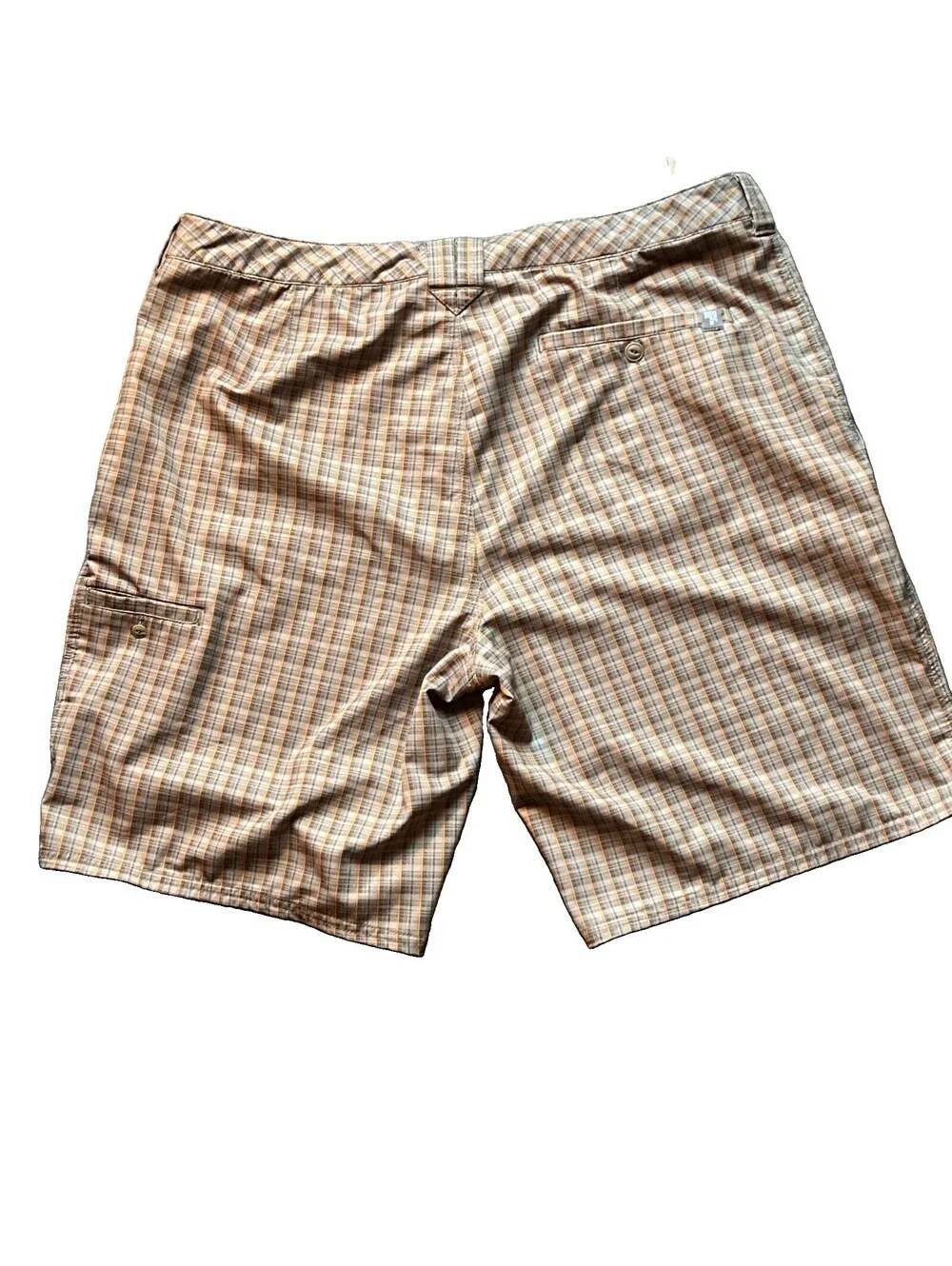 The North Face Men’s 38 Plaid Performance Golf Hiking Shorts Flat Front CFX0